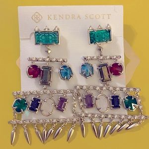 Authentic Kendra Scott Statement Earrings
